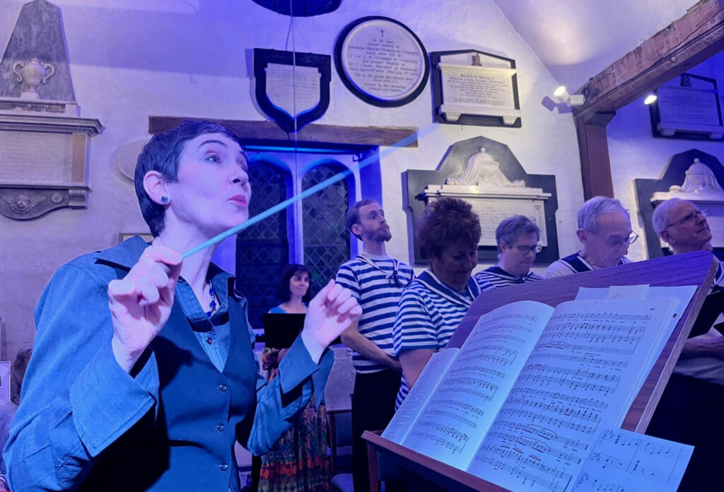 Zena Wigram conducting HMS Pinafore